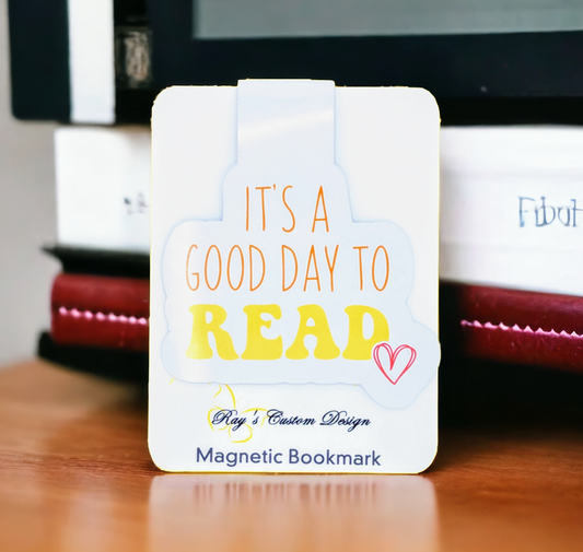 "Sunny Day Reading" Magnetic Bookmark