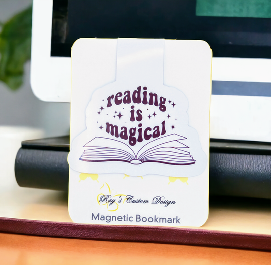 "Reading is Magical" Magnetic Bookmark
