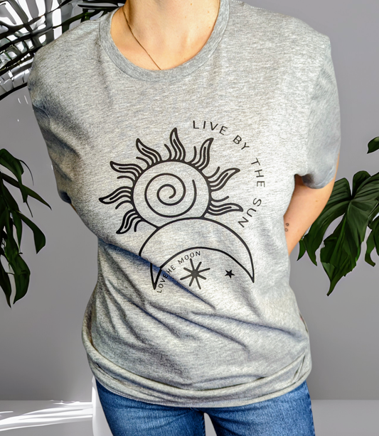 "Live By The Sun, Love By The Moon" Graphic Tee