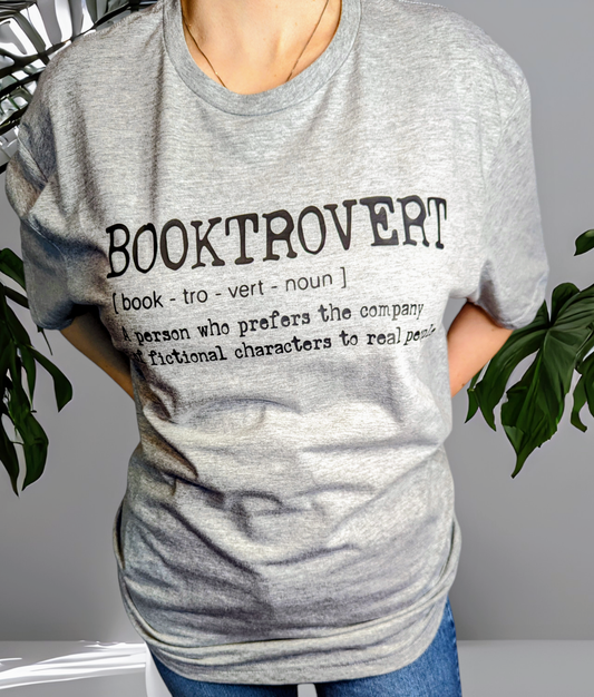 "Booktrovert" Graphic Tee