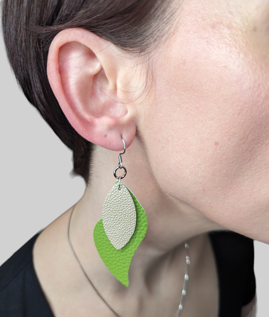 Earthly Harmony Leaf Earrings