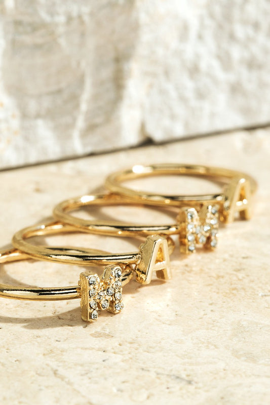 Gold Mama Stacked Ring Set